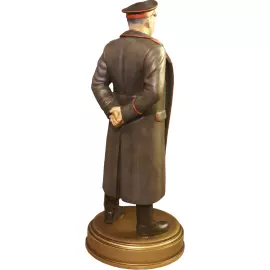 Statuette made of solid alder "Georgy Zhukov" from the collection "History of the Russian State"